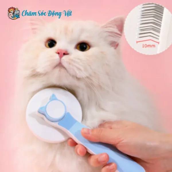 Lược Chải Lông Chó Mèo Có Nút Bấm PAW - Giải Pháp Chăm Sóc Lông Thú Cưng Hiệu Quả